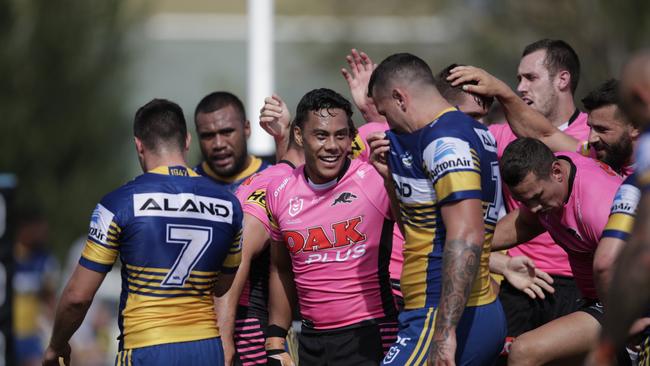 The Panthers and Eels always go hard. Photo by Brook Mitchell/Getty Images.