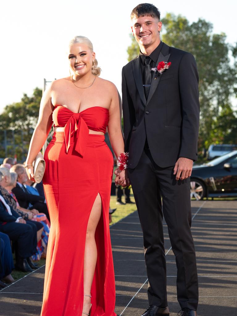 Sam Perry and Chase Everingham at the 2024 Rockhampton Grammar School formal.