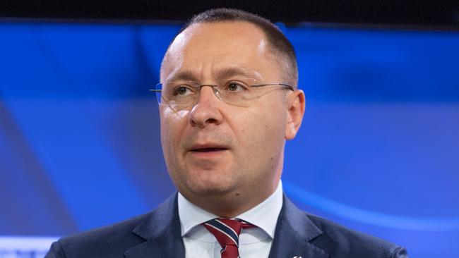 The Ambassador of Ukraine to Australia and New Zealand, Vasyl Myroshnychenko, promised that his country would prevail over Russia’s invasion. Picture: NCA NewsWire / Gary Ramage