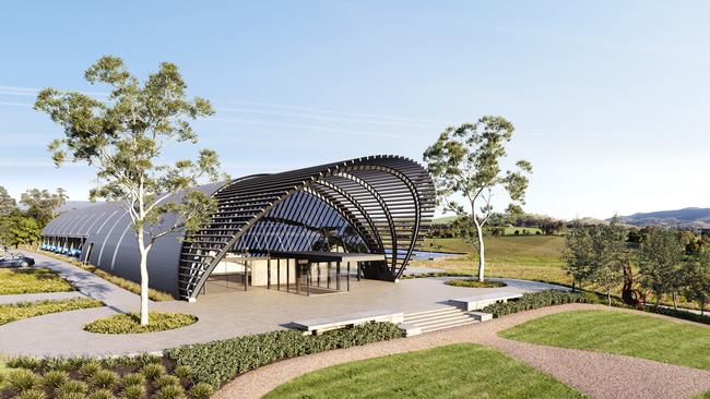 Levantine Hill Estate’s new winery and function centre.