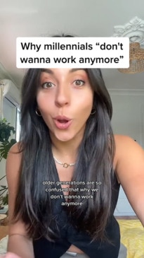 Woman reveals why Gen Z don't want to work