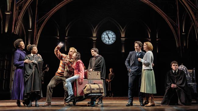 The Broadway cast of <i>Harry Potter and the Cursed Child</i>. Picture: Manuel Harlan