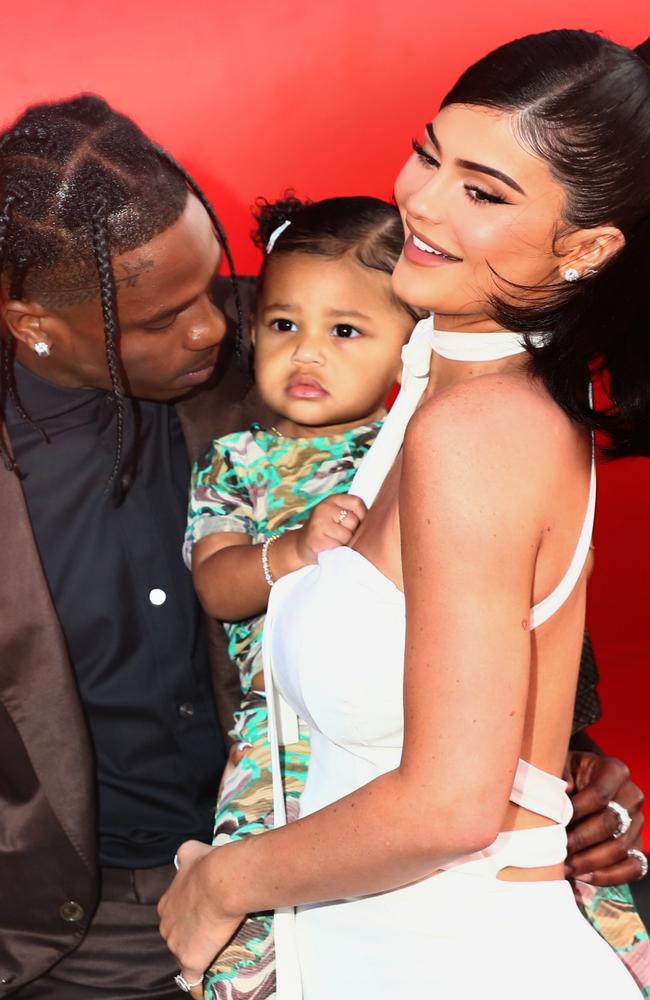 Scott and Jenner’s first born Stormi celebrated her fourth birthday on February 1st. Picture: Getty Images.