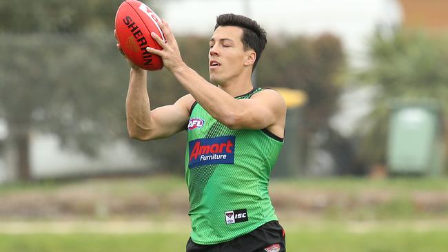 Dylan Shiel makes Essendon’s midfielder instantly better. Picture: Michael Klein