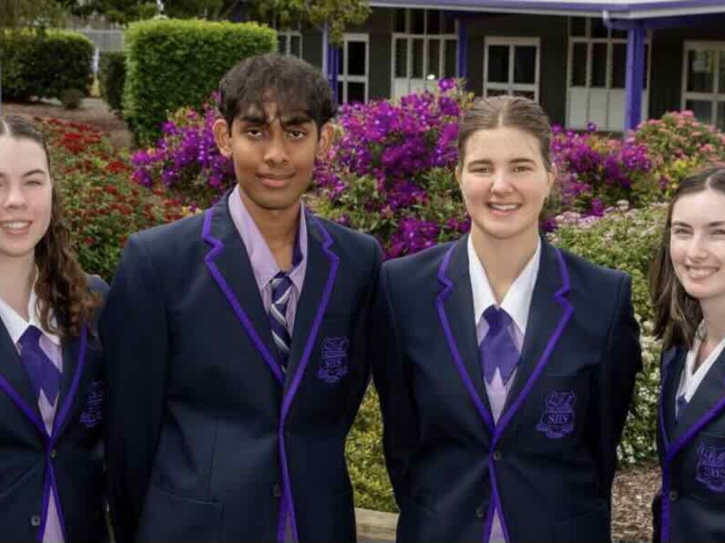 Nish Prasad, Alysha Tranent, Alla Waye and Rachael Thiry are the school captains for Aldridge High School in 2024.