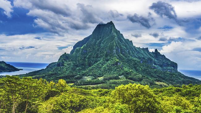 Tahiti and its stunning landscape.