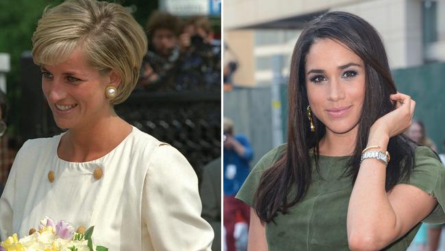 It is wrong to compare Meghan Markle’s treatment by the press to that of Princess Diana’s. Pictures: Getty Images