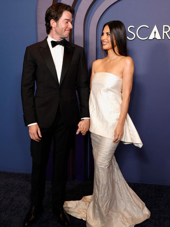 Mulaney and Munn hit the red carpet for the annual Governors Awards in Hollywood. Picture: Frazer Harrison/Getty Images/AFP