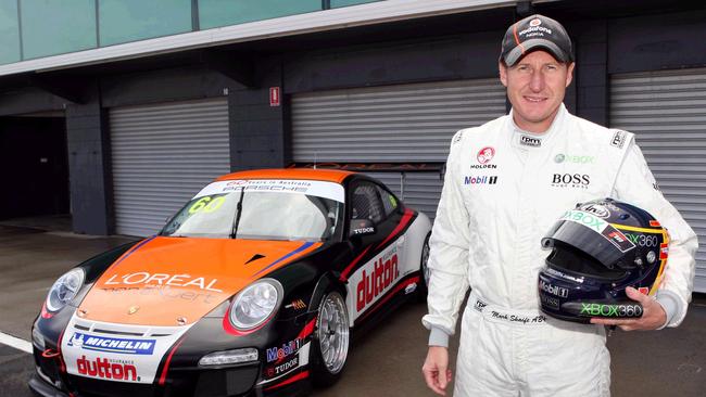 Mark Skaife with his Carrera Cup Porsche.