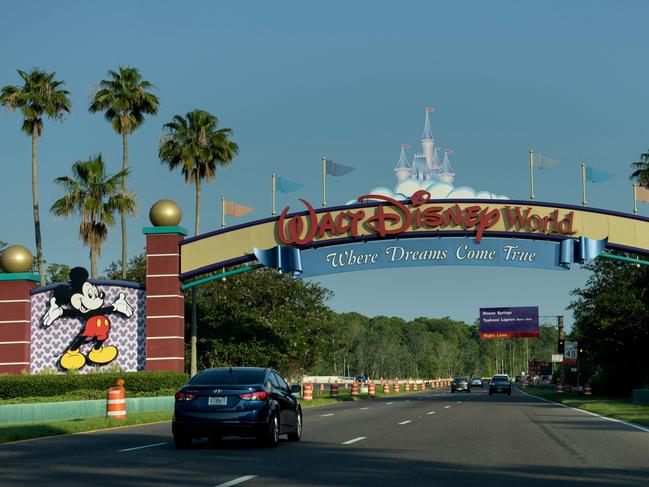 The entrance to the Walt Disney World theme park in Orlando.