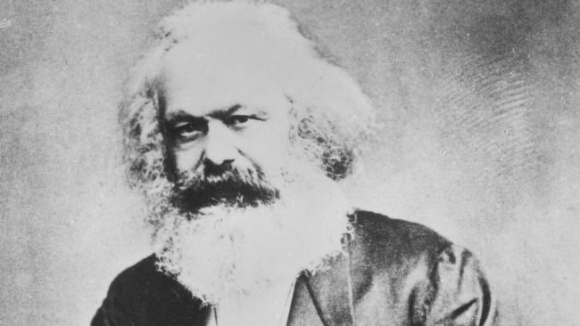 Karl Marx, forever identified with Soviet communism.