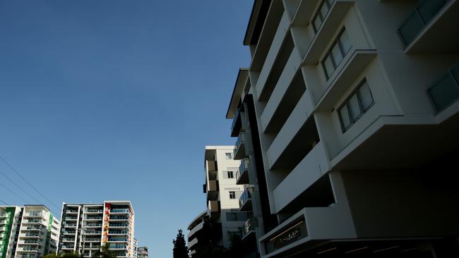 High-rise apartments in West End.