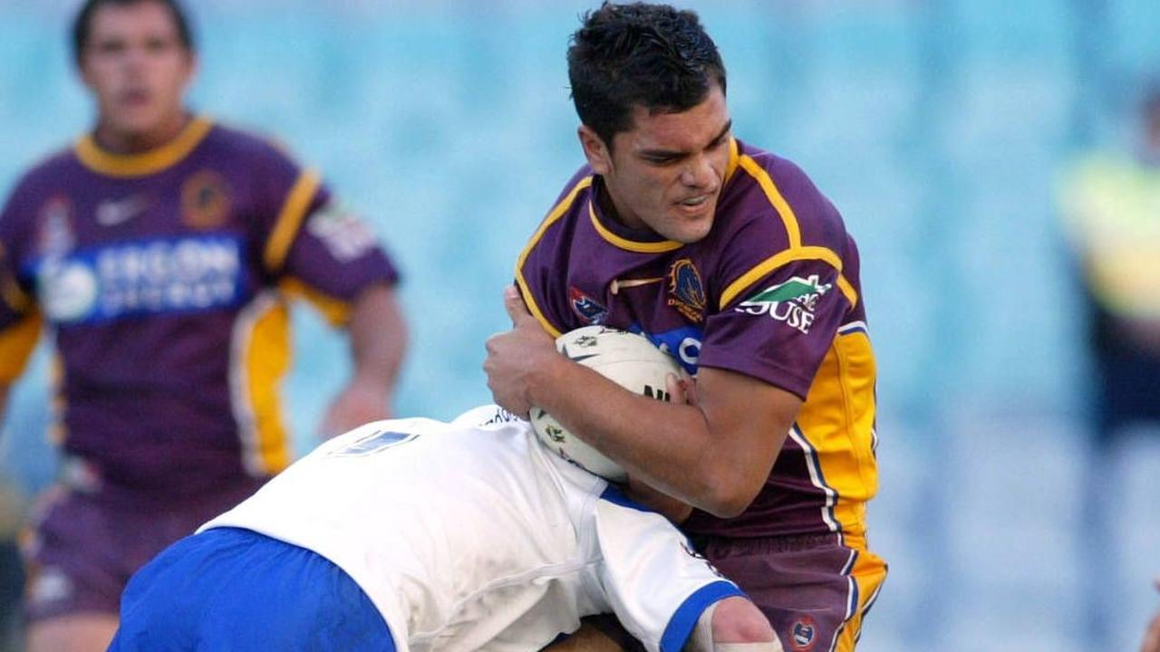 Karmichael Hunt kicked off his NRL career with the Broncos in 2004.