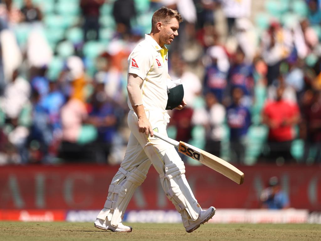 David Warner’s dismal first Test underlines why he and Australia will be tested in England later this year. Picture: Robert Cianflone/Getty Images