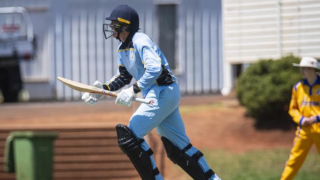 Brian May bats for Western Districts Warriors. Picture: Kevin Farmer