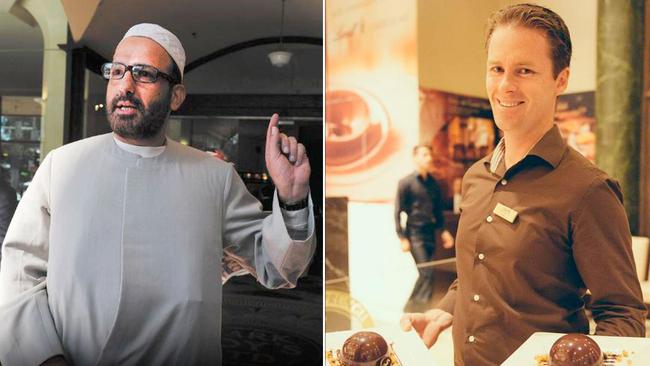 The Cafe Lindt siege inquest learned that police were unaware Tori Johnson (right) was about to be shot by Man Monis.