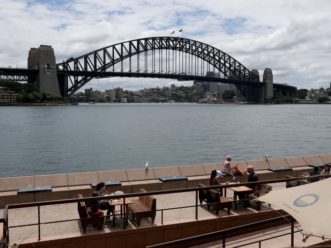 The Opera bar in Circular Quay that has one of the best views of the NYE fireworks. Picture: NCA NewsWire / Damian Shaw