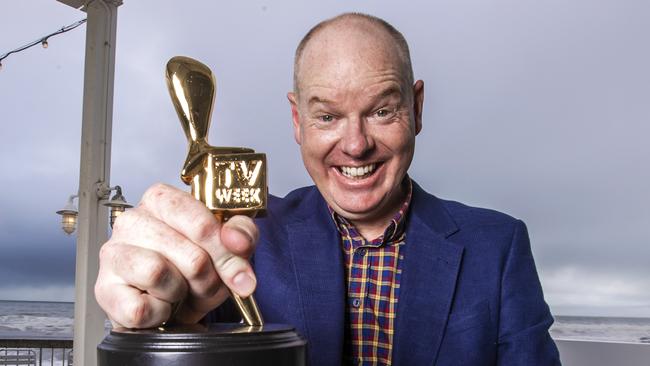 Gold Logie winner Tom Gleeson has come under fire for his controversial comments after taking out the award. Picture: Nigel Hallett