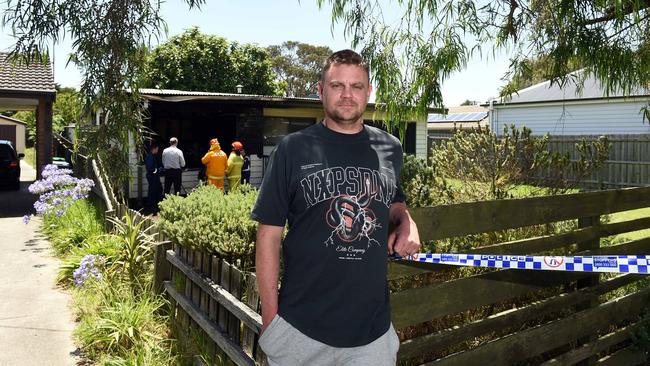 Jon Croft came to the rescue after fireworks set a home in Tootgarook alight. Picture: David Smith