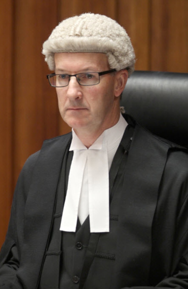 Justice Robert Pearce. Supreme of Tasmania judges. Picture: SUPPLIED