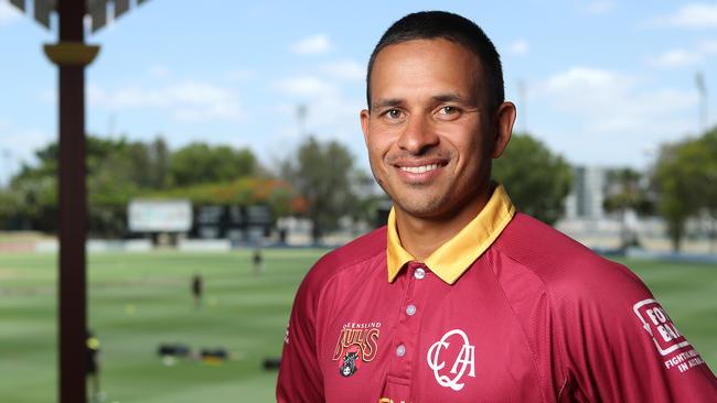 Usman Khawaja ahead of the Marsh One Day Cup final. Picture: Jono Searle/Getty