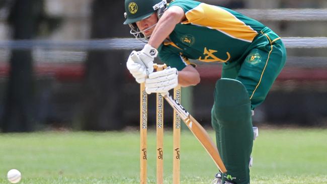 Andrew Cullen scored three figures for Yarraville Club on Saturday. Picture: Brendan Francis