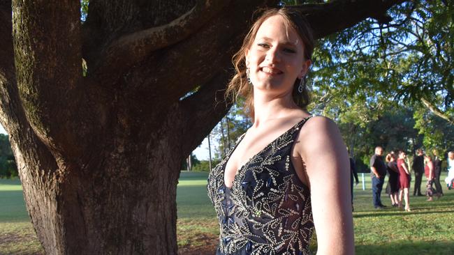 Hollee Standen at the Pioneer State High School formal at the Mackay Golf Course on Friday November 20. Picture: Zizi Averill