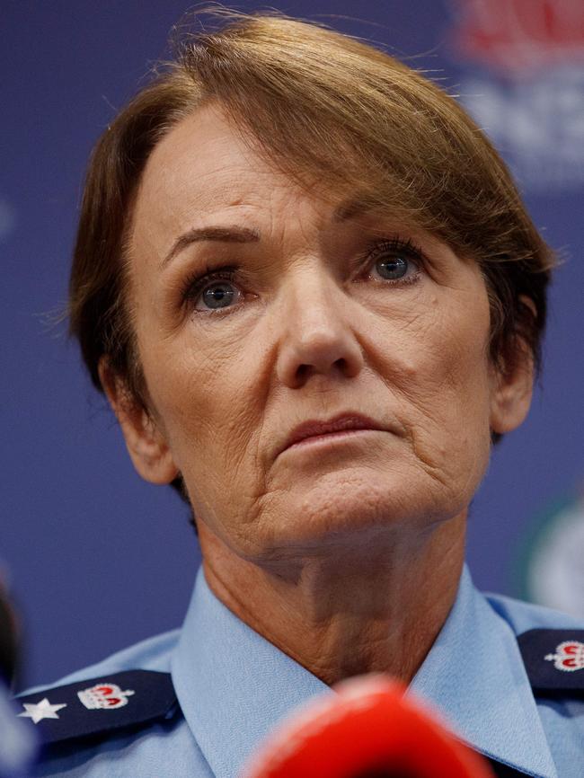 Mrs Nowland’s death has seen NSW Police Commissioner Karen Webb come under fire ever since. Picture: NCA NewsWire / Nikki Short