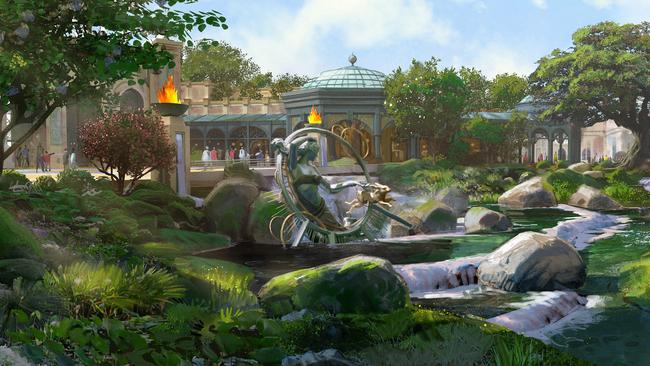 It's a beautiful entrance to the park. Photo: Universal Epic Universe