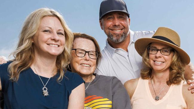 HOLD FOR FUTURE BRISBANE!Family members Keli Consolver, Kathy Phleiderer, Michelle Pruitt and Ryan Pruitt from the USA at Pinkenba Cruise ship terminal after disembarking their Carnival Cruise to spend a day trip in Brisbane. Picture Lachie Millard