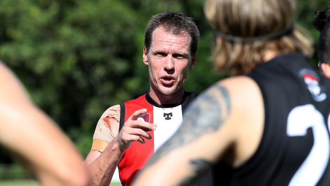 AFL Cairns, Round 2. Cairns City Lions v Cairns Saints at Holloways Beach. Saints' player-coach Wesley Glass. Picture: Stewart McLean