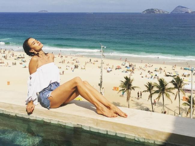 Supermodel Alessandra Ambrosio has been living it up. Picture: Instagram