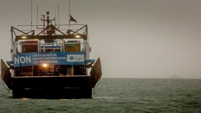 More than 80 French fishing boats sailed to St Helier to protest new fishing licences issued last Friday by the UK. Picture: Getty Images