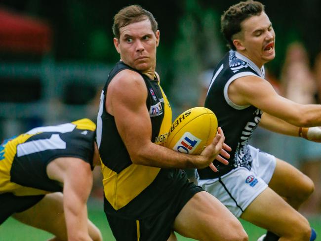 Brodie Filo topped the NTFL stats in the second week of finals. Picture: Glenn Campbell