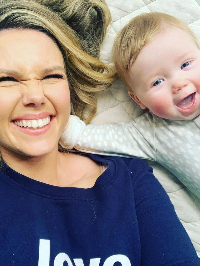 Edwina with her mini-me. Picture: Instagram