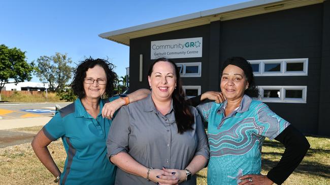 Community Gro team: Tracey Peace, Kathrin Meehan and Diane Jarden. Picture: Shae Beplate.