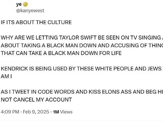 Kanye West reignited his feud with Taylor Swift before deleting his X account.