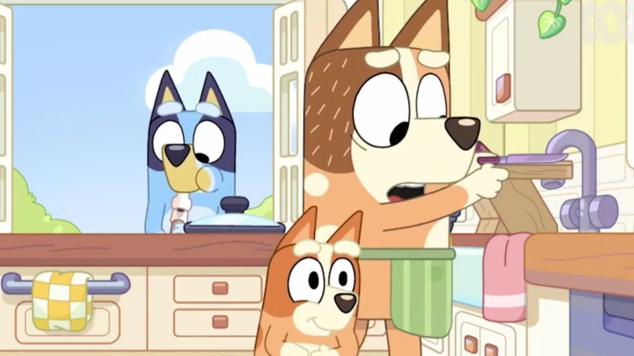 Everyone is speculating about Bluey but I'm over here stoked at the  possibility that my boy Pretzel might get to speak again! : r/bluey