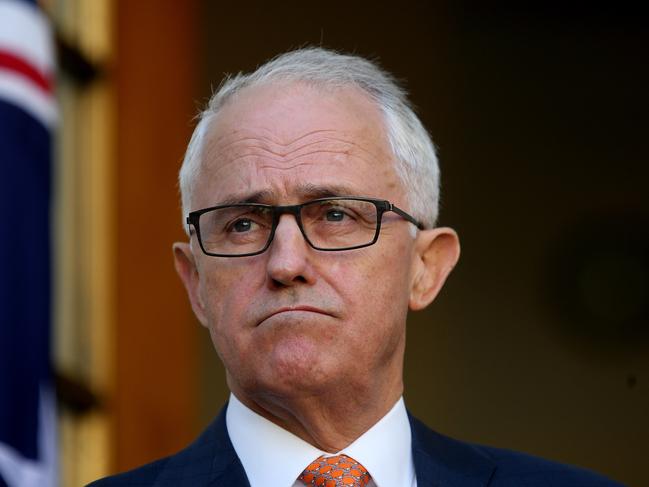 PM Malcolm Turnbull and Minister for Foreign Affairs Julie Bishop holding a Press Conference at Parliament House in Canberra. Picture Kym Smith