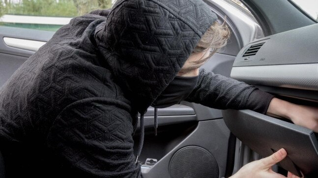 Car theft by a young offender.