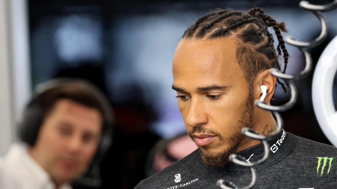 Mercedes' British driver Lewis Hamilton has had a slow start to the season. (Photo by Giuseppe CACACE / AFP)