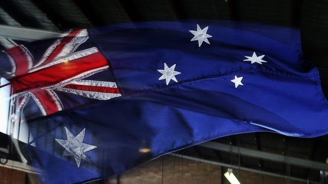 Our flag has a rich history, but do you know the story behind it? Picture: Hamish Blair