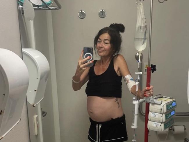 As a result of the cancer Tess O'Connor's spleen grew 30cm long and her liver grew to twice its original size, and is still growing.