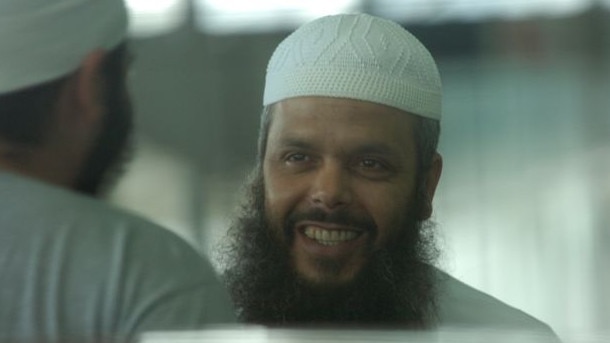 Abdul Nacer Benbrika at Sydney airport after flying in under a false name.