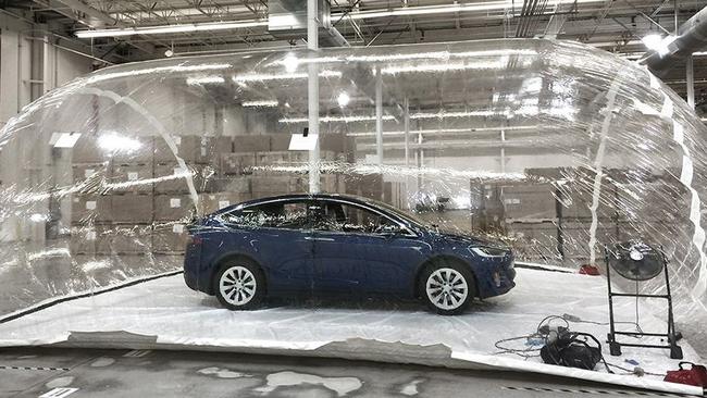 Tesla says you can survive a biochemical attack with its new air scrubbing filter.