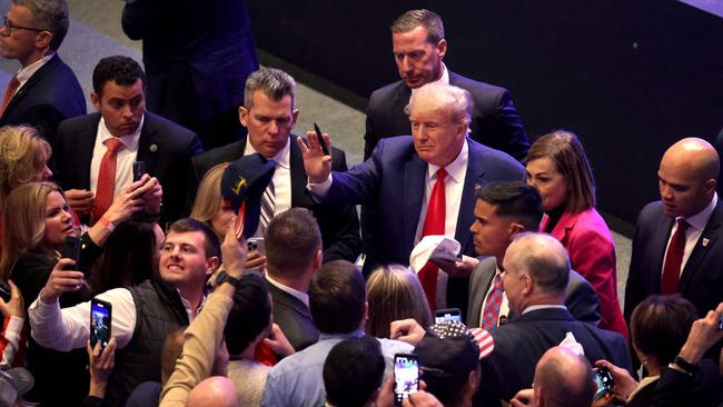 Donald Trump campaigning in Davenport, Iowa, on May 13. Picture: Getty Images/AFP