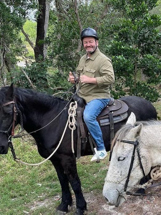 Horse riding near Byron.