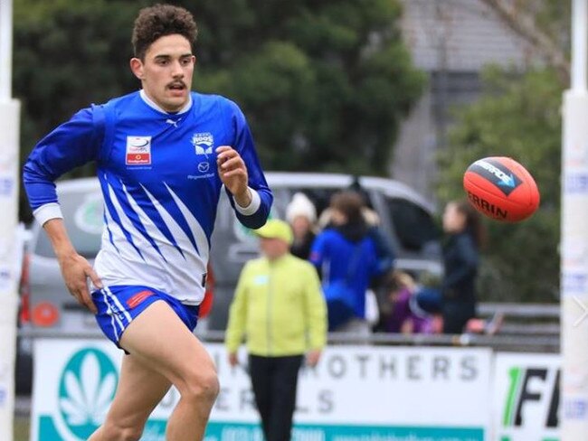 Tristan Tweedie in action for East Ringwood. Picture: Field of View Sports Photography