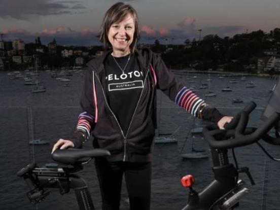 Peloton Australia’s country manager Karen Lawson said the at-home fitness program had ‘taken off’ since its launch Down Under in July. Picture: Supplied