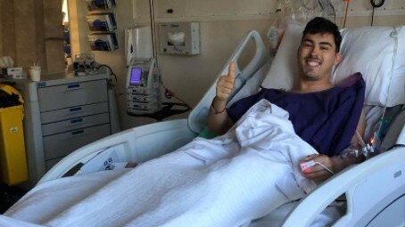 Supercars driver Thomas Randle has been given the all-clear after battling testicular cancer. Picture: Instagram